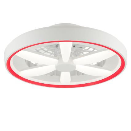 Brilliant - LED RGBW Zatemnitveni stropni ventilator s svetilko GAIANO LED/48W/230V 2700-6500K bela + Daljinski upravljalnik