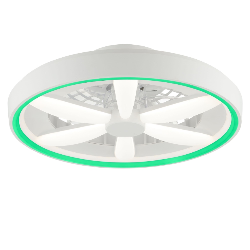 Brilliant - LED RGBW Zatemnitveni stropni ventilator s svetilko GAIANO LED/48W/230V 2700-6500K bela + Daljinski upravljalnik