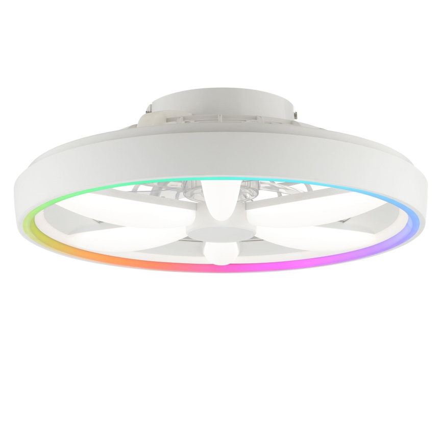 Brilliant - LED RGBW Zatemnitveni stropni ventilator s svetilko GAIANO LED/48W/230V 2700-6500K bela + Daljinski upravljalnik