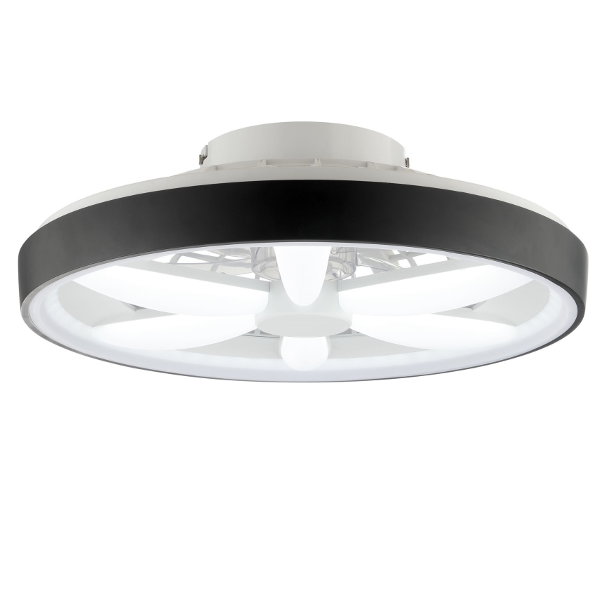 Brilliant - LED RGBW Zatemnitveni stropni ventilator s svetilko GAIANO LED/48W/230V 2700-6500K črna + Daljinski upravljalnik