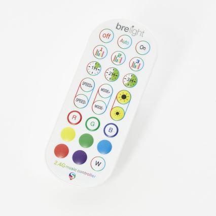 Brilliant - LED RGBW Zatemnitvena stoječa svetilka NEELE LED/6,5W/230V bela + Daljinski upravljalnik