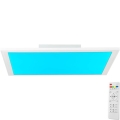 Brilliant - LED RGBW Zatemnitvena stropna svetilka ABIE LED/24W/230V 2700-6500K + Daljinski upravljalnik