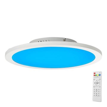 Brilliant - LED RGBW Zatemnitvena stropna svetilka ABIE LED/24W/230V 2700-6500K + Daljinski upravljalnik