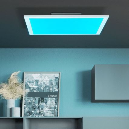 Brilliant - LED RGBW Zatemnitvena stropna svetilka ABIE LED/24W/230V 2700-6500K + Daljinski upravljalnik