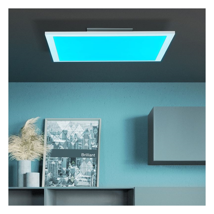 Brilliant - LED RGBW Zatemnitvena stropna svetilka ABIE LED/24W/230V 2700-6500K + Daljinski upravljalnik