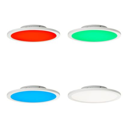 Brilliant - LED RGBW Zatemnitvena stropna svetilka ABIE LED/24W/230V 2700-6500K + Daljinski upravljalnik