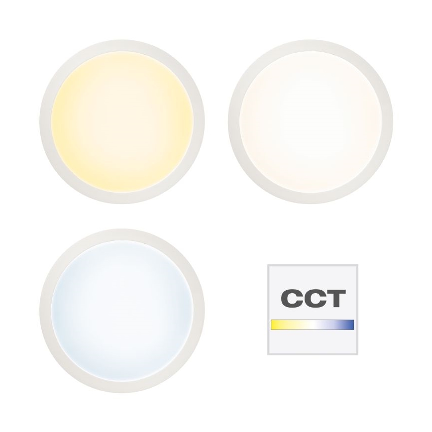 Brilliant - LED RGBW Zatemnitvena stropna svetilka ABIE LED/24W/230V 2700-6500K + Daljinski upravljalnik