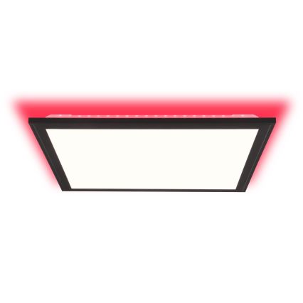 Brilliant - LED RGBW Zatemnitvena stropna svetilka ALLIE LED/24W/230V 2700-6500K črna + Daljinski upravljalnik