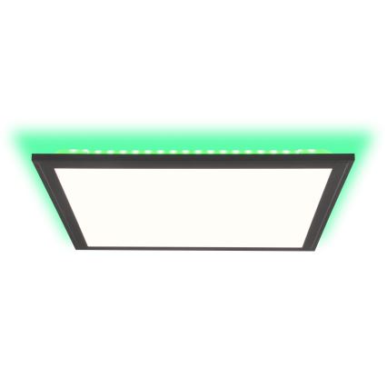 Brilliant - LED RGBW Zatemnitvena stropna svetilka ALLIE LED/24W/230V 2700-6500K črna + Daljinski upravljalnik