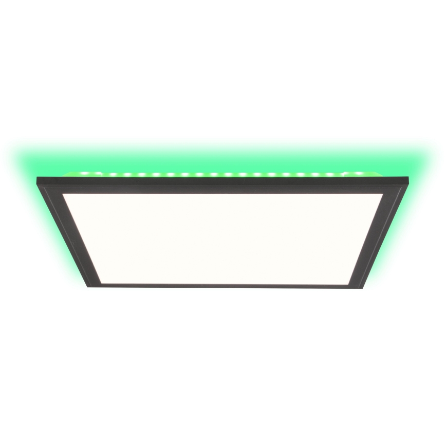 Brilliant - LED RGBW Zatemnitvena stropna svetilka ALLIE LED/24W/230V 2700-6500K črna + Daljinski upravljalnik