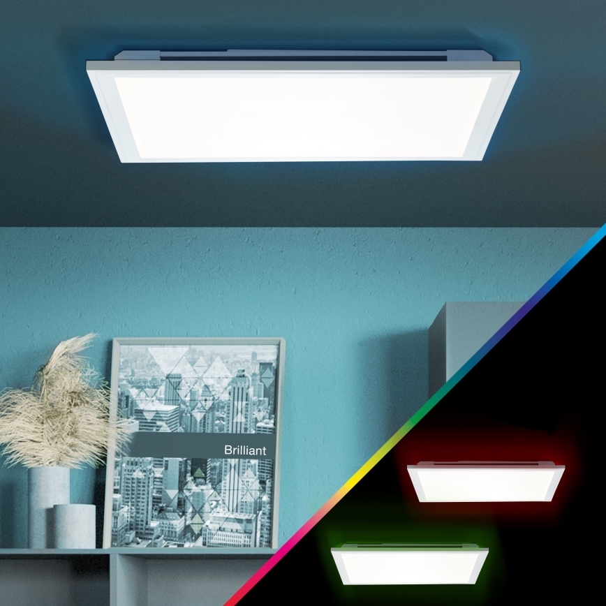 Brilliant - LED RGBW Zatemnitvena stropna svetilka ALLIE LED/24W/230V 2700-6500K + Daljinski upravljalnik