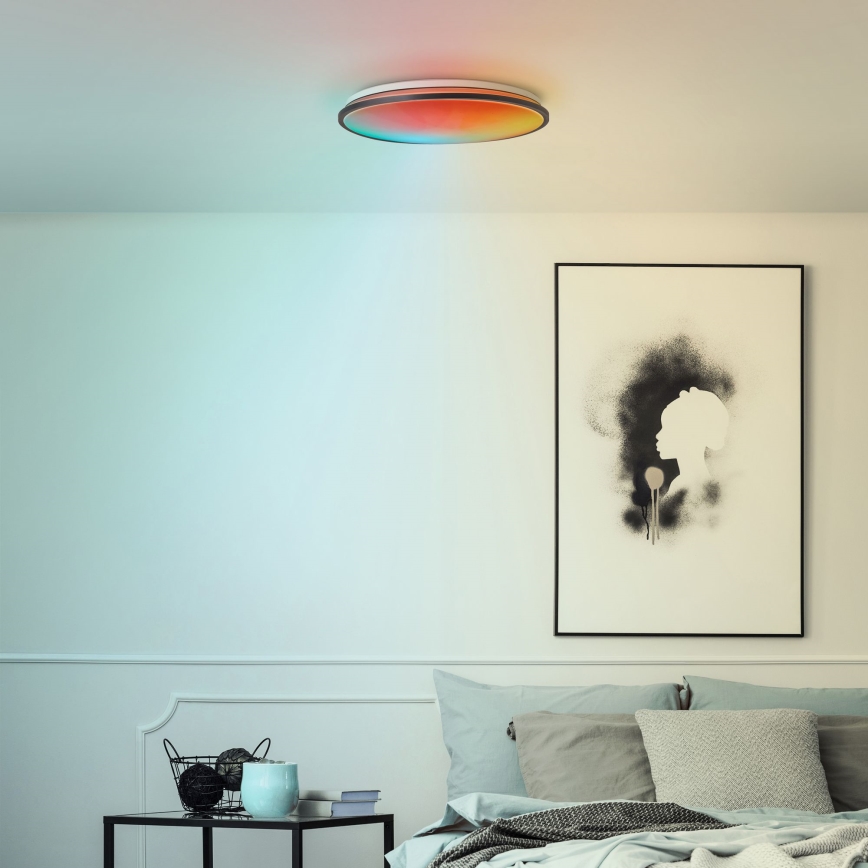 Brilliant - LED RGBW Zatemnitvena stropna svetilka HEIDA LED/30W/230V 3000-6500K + Daljinski upravljalnik