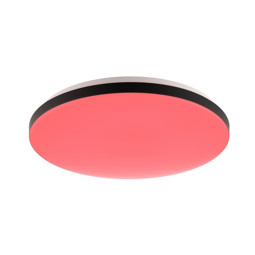 Brilliant - LED RGBW Zatemnitvena stropna svetilka LIVIO LED/20W/230V 3000-6500K pr. 49 cm črna + Daljinski upravljalnik
