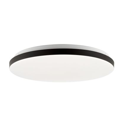 Brilliant - LED RGBW Zatemnitvena stropna svetilka LIVIO LED/20W/230V 3000-6500K pr. 49 cm črna + Daljinski upravljalnik
