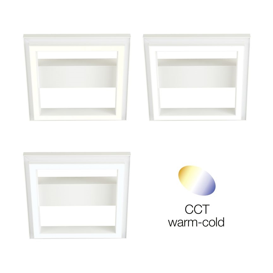 Brilliant - LED RGBW Zatemnitvena stropna svetilka PALLAS LED/18W/230V 2700-6500K + Daljinski upravljalnik