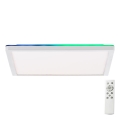 Brilliant - LED RGBW Zatemnitvena stropna svetilka SALTERY LED/20W/230V 3000-6500K + Daljinski upravljalnik