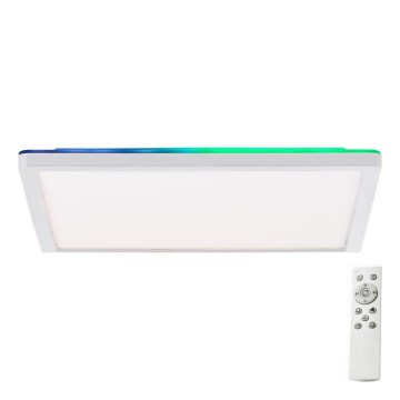 Brilliant - LED RGBW Zatemnitvena stropna svetilka SALTERY LED/20W/230V 3000-6500K + Daljinski upravljalnik