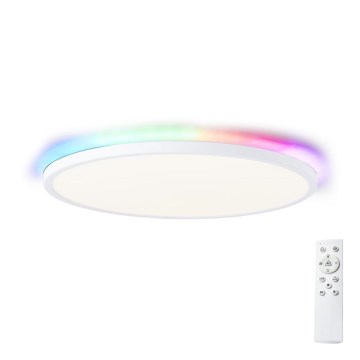Brilliant - LED RGBW Zatemnitvena stropna svetilka SALTERY LED/22W/230V 3000-6500K + Daljinski upravljalnik
