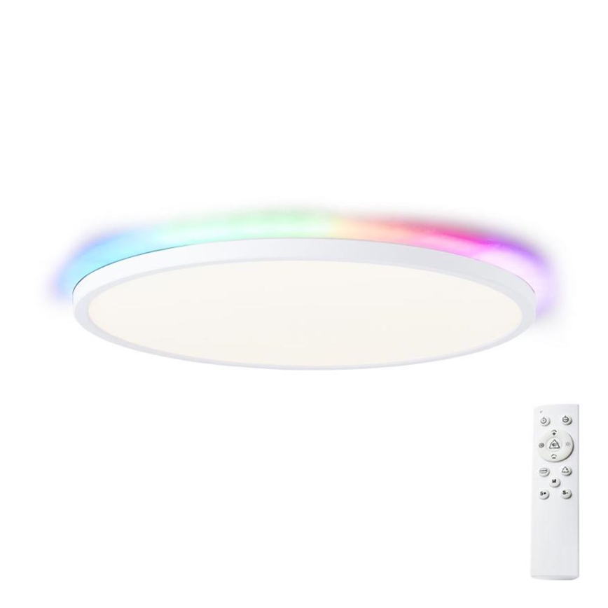 Brilliant - LED RGBW Zatemnitvena stropna svetilka SALTERY LED/22W/230V 3000-6500K + Daljinski upravljalnik