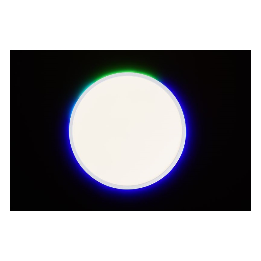 Brilliant - LED RGBW Zatemnitvena stropna svetilka SALTERY LED/22W/230V 3000-6500K + Daljinski upravljalnik