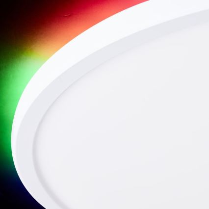 Brilliant - LED RGBW Zatemnitvena stropna svetilka SALTERY LED/22W/230V 3000-6500K + Daljinski upravljalnik