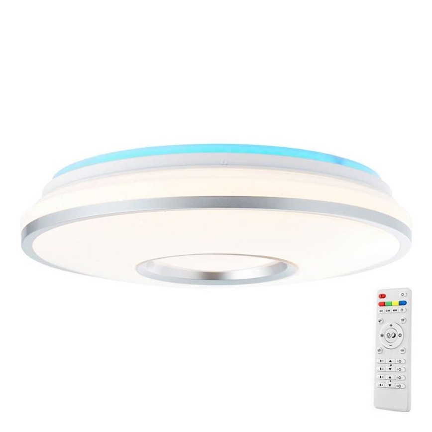 Brilliant - LED RGBW Zatemnitvena stropna svetilka VISITATION LED/24W/230V 3000-6500K + Daljinski upravljalnik