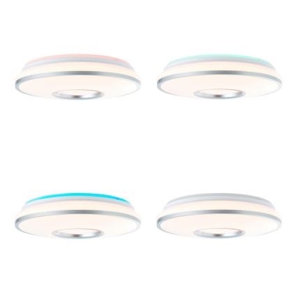 Brilliant - LED RGBW Zatemnitvena stropna svetilka VISITATION LED/24W/230V 3000-6500K + Daljinski upravljalnik