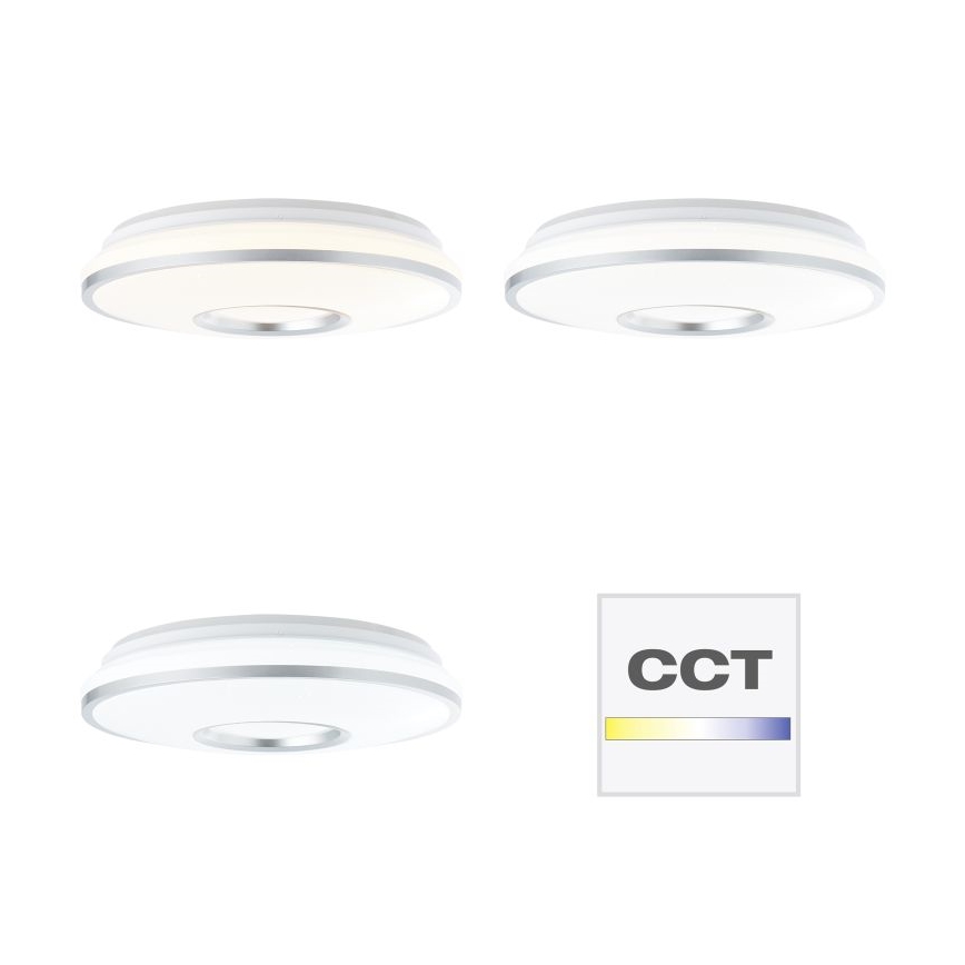 Brilliant - LED RGBW Zatemnitvena stropna svetilka VISITATION LED/24W/230V 3000-6500K + Daljinski upravljalnik