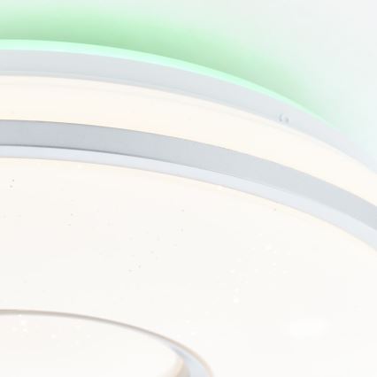 Brilliant - LED RGBW Zatemnitvena stropna svetilka VISITATION LED/24W/230V 3000-6500K + Daljinski upravljalnik