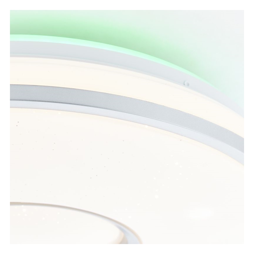 Brilliant - LED RGBW Zatemnitvena stropna svetilka VISITATION LED/24W/230V 3000-6500K + Daljinski upravljalnik