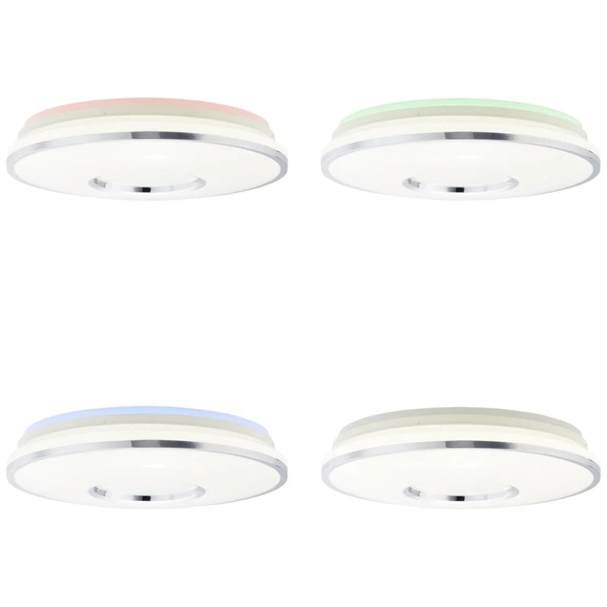 Brilliant - LED RGBW Zatemnitvena stropna svetilka VISITATION LED/32W/230V 3000-6500K + Daljinski upravljalnik