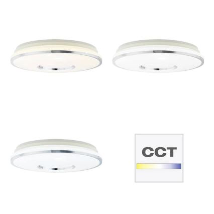 Brilliant - LED RGBW Zatemnitvena stropna svetilka VISITATION LED/32W/230V 3000-6500K + Daljinski upravljalnik