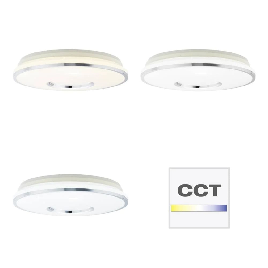 Brilliant - LED RGBW Zatemnitvena stropna svetilka VISITATION LED/32W/230V 3000-6500K + Daljinski upravljalnik