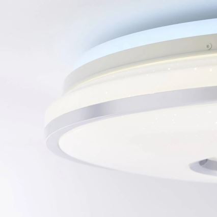 Brilliant - LED RGBW Zatemnitvena stropna svetilka VISITATION LED/32W/230V 3000-6500K + Daljinski upravljalnik