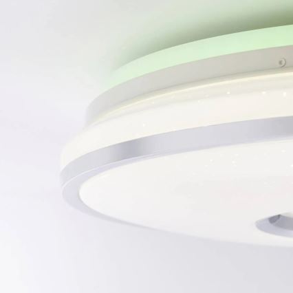 Brilliant - LED RGBW Zatemnitvena stropna svetilka VISITATION LED/32W/230V 3000-6500K + Daljinski upravljalnik