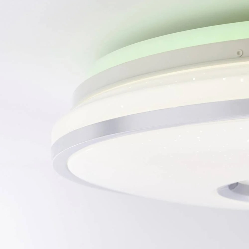 Brilliant - LED RGBW Zatemnitvena stropna svetilka VISITATION LED/32W/230V 3000-6500K + Daljinski upravljalnik