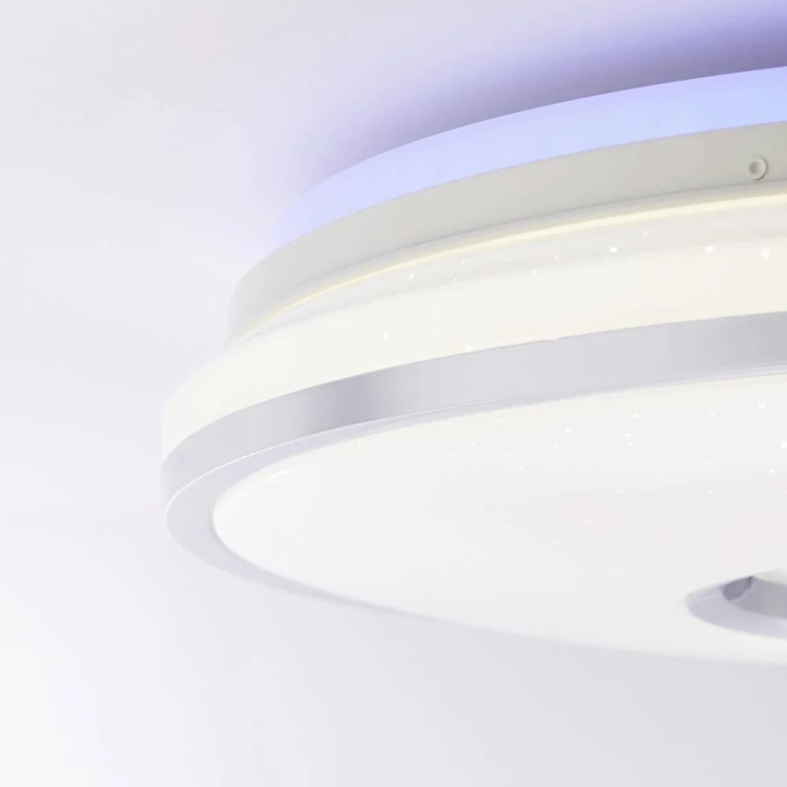 Brilliant - LED RGBW Zatemnitvena stropna svetilka VISITATION LED/32W/230V 3000-6500K + Daljinski upravljalnik