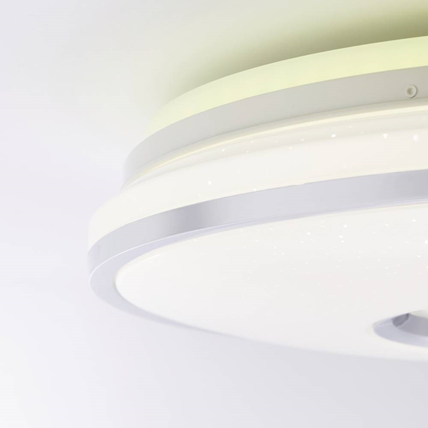 Brilliant - LED RGBW Zatemnitvena stropna svetilka VISITATION LED/32W/230V 3000-6500K + Daljinski upravljalnik