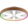 Brilliant - LED RGBW Zatemnitveni stropni ventilator GAIANO LED/24W/230V 2700-6500K pr. 48 cm rjava + Daljinski upravljalnik