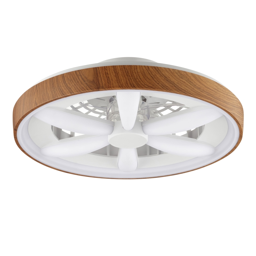 Brilliant - LED RGBW Zatemnitveni stropni ventilator GAIANO LED/24W/230V 2700-6500K pr. 48 cm rjava + Daljinski upravljalnik