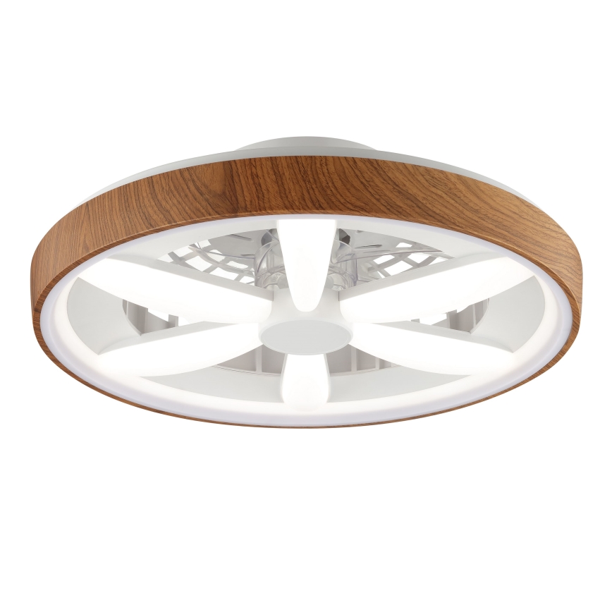 Brilliant - LED RGBW Zatemnitveni stropni ventilator GAIANO LED/24W/230V 2700-6500K pr. 48 cm rjava + Daljinski upravljalnik