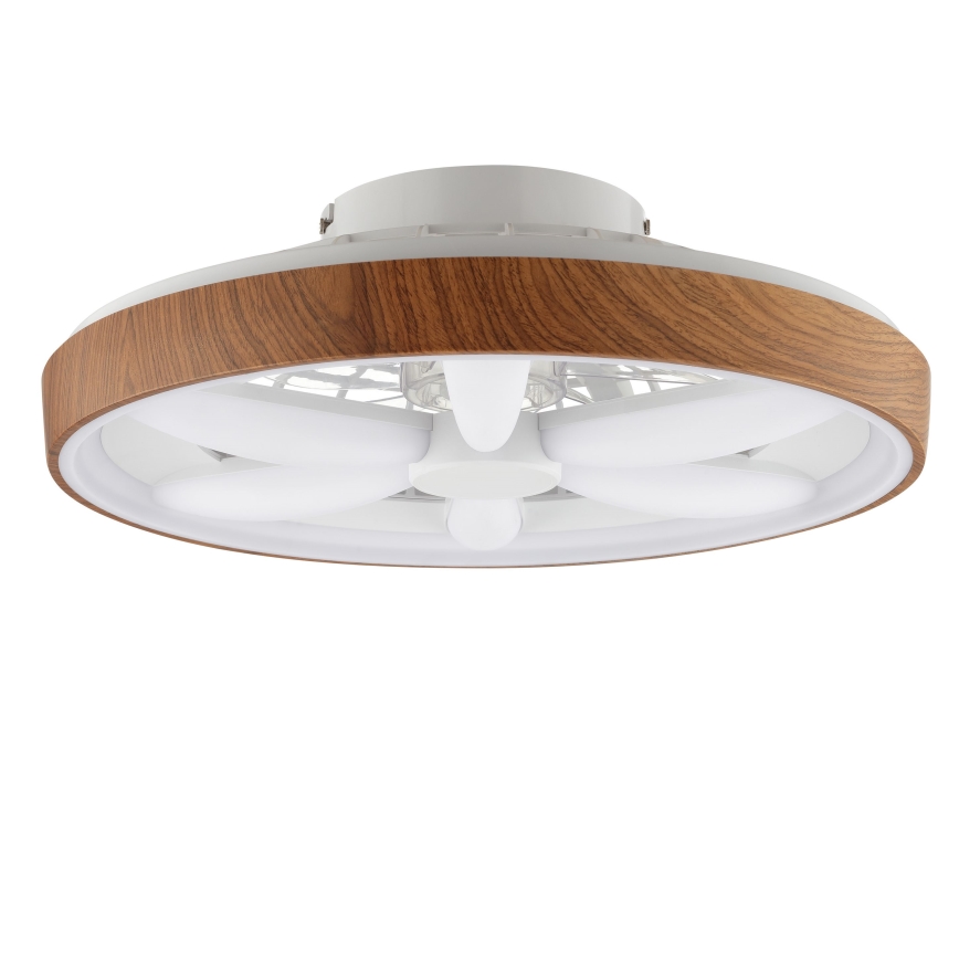 Brilliant - LED RGBW Zatemnitveni stropni ventilator GAIANO LED/24W/230V 2700-6500K pr. 48 cm rjava + Daljinski upravljalnik