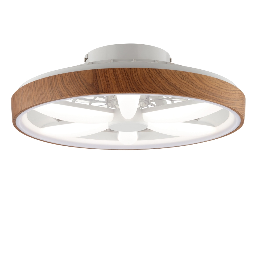 Brilliant - LED RGBW Zatemnitveni stropni ventilator GAIANO LED/24W/230V 2700-6500K pr. 48 cm rjava + Daljinski upravljalnik