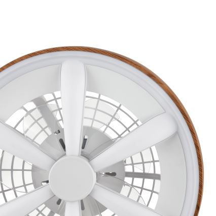 Brilliant - LED RGBW Zatemnitveni stropni ventilator GAIANO LED/24W/230V 2700-6500K pr. 48 cm rjava + Daljinski upravljalnik