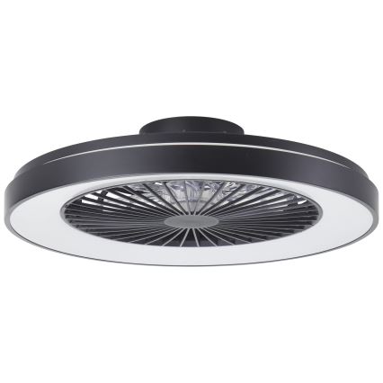 Brilliant - LED RGBW Zatemnitveni stropni ventilator MAZZARO LED/24W/230V 3000-6500K pr. 58 cm črna + Daljinski upravljalnik