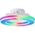 Brilliant - LED RGBW Zatemnitveni stropni ventilator MONDELLO LED/26W/230V 2700-6500K pr. 41,5 cm bela + Daljinski upravljalnik