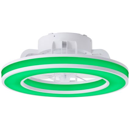 Brilliant - LED RGBW Zatemnitveni stropni ventilator MONDELLO LED/26W/230V 2700-6500K pr. 41,5 cm bela + Daljinski upravljalnik