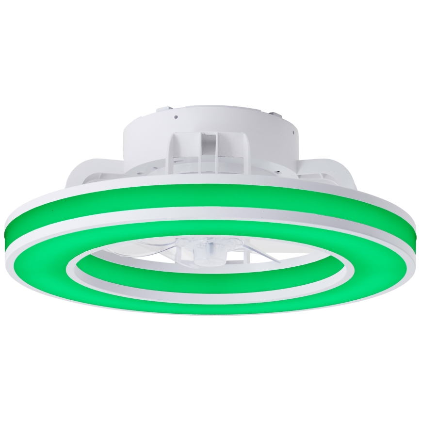 Brilliant - LED RGBW Zatemnitveni stropni ventilator MONDELLO LED/26W/230V 2700-6500K pr. 41,5 cm bela + Daljinski upravljalnik