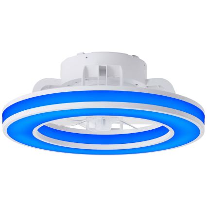 Brilliant - LED RGBW Zatemnitveni stropni ventilator MONDELLO LED/26W/230V 2700-6500K pr. 41,5 cm bela + Daljinski upravljalnik