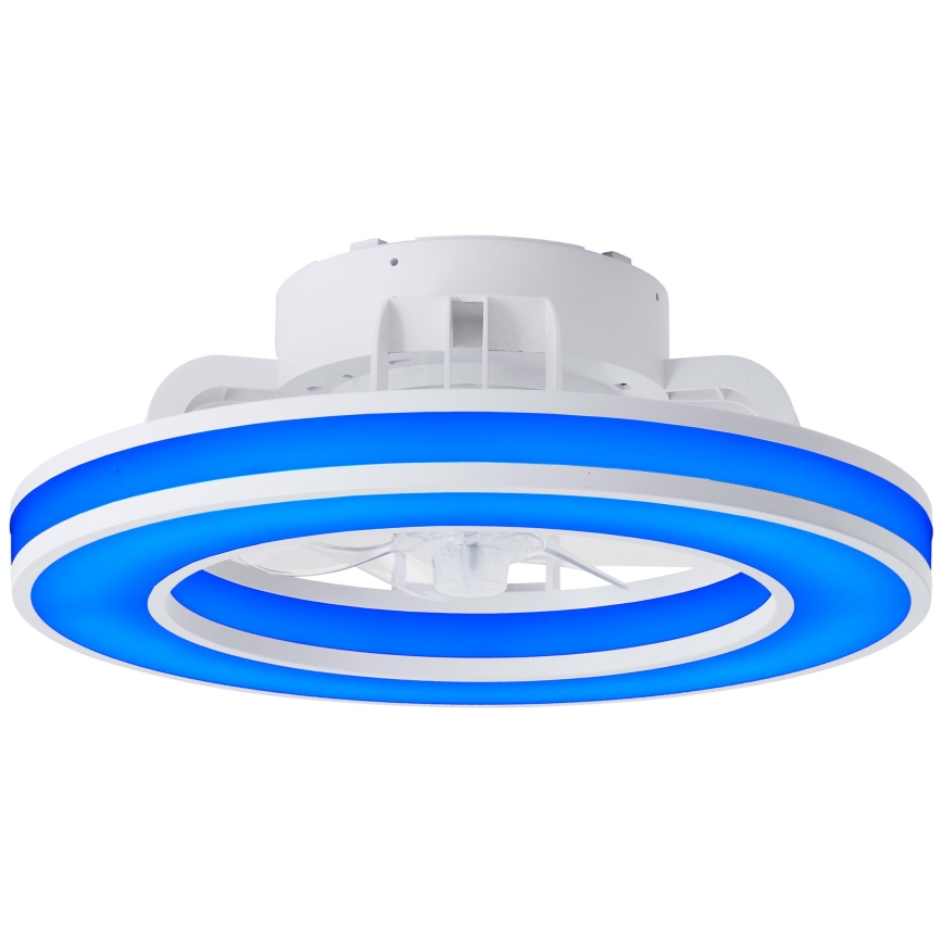 Brilliant - LED RGBW Zatemnitveni stropni ventilator MONDELLO LED/26W/230V 2700-6500K pr. 41,5 cm bela + Daljinski upravljalnik